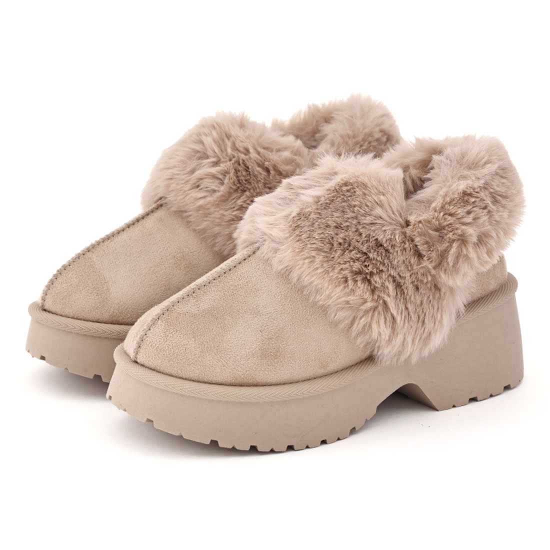 レディース サンダル ファーサンダル バックバンド ムートンサンダル