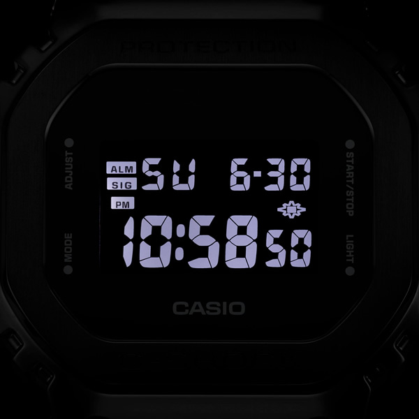G-SHOCK カシオ CASIO メタルカバード 5600 GM-5600UB-1JF メンズ 電池