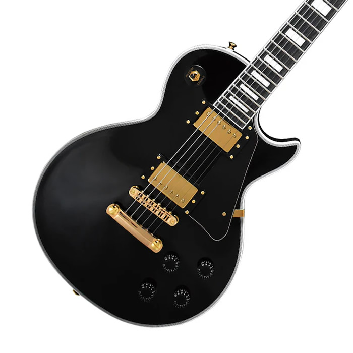 美品) Photogenic LP-300C レスポールカスタム ブラック色 エレキ