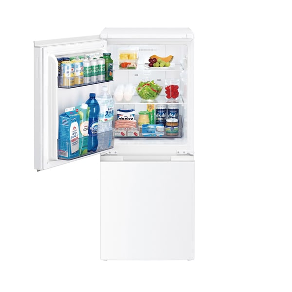 SHARP（シャープ） 冷蔵庫 152L SJ-D15P-W マットホワイト つけかえ