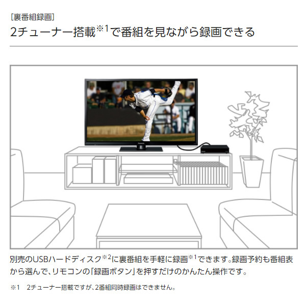 VIERA パナソニック 24V型 ハイビジョンビエラ J300シリーズ W