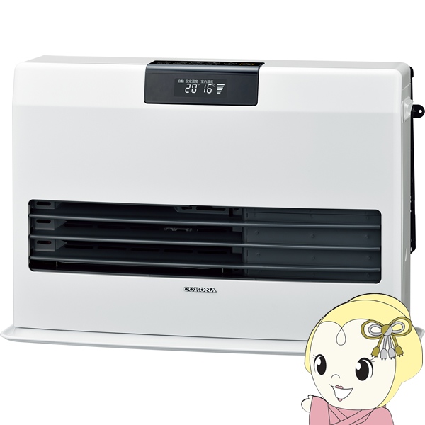 CORONA（コロナ） [予約]コロナ FF式温風石油ストーブ FF-WG52SK-W