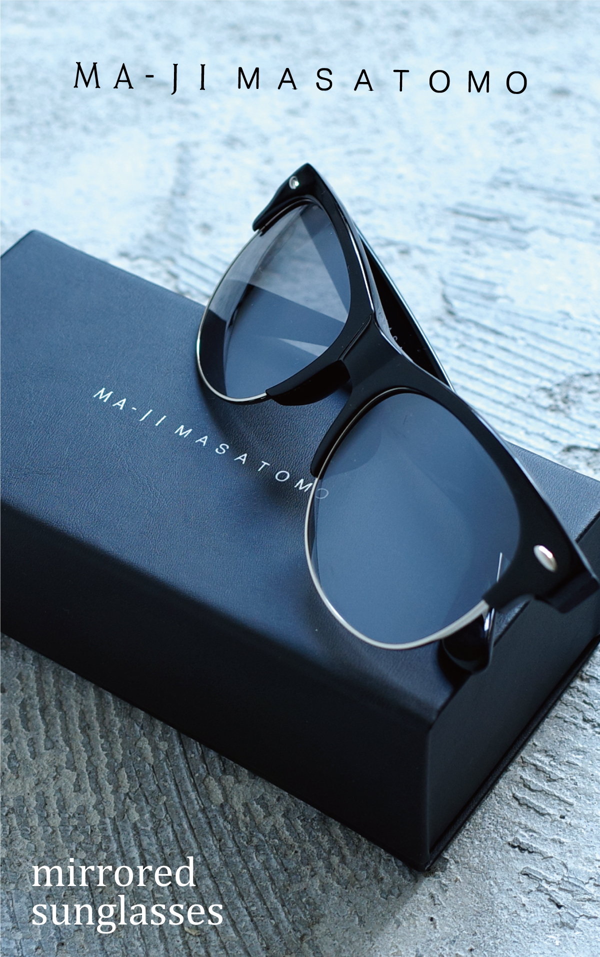 MA-JI MASATOMO サングラス ミラーレンズ メンズ おしゃれ かっこいい