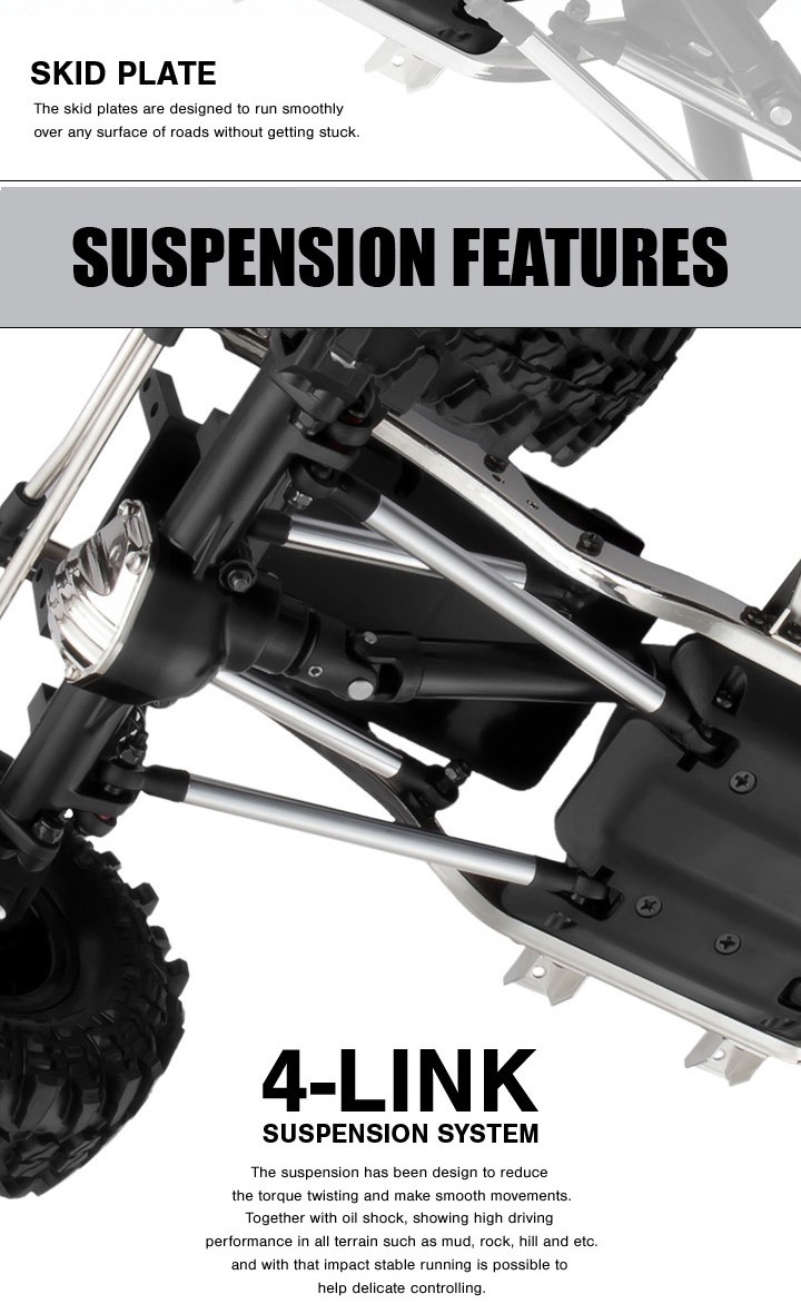 ラジコンカー オフロード 組立てキット Gmade GS01 Sawback 4LS Kit