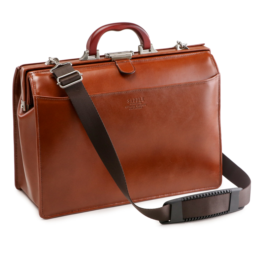 SADDLE（サドル） ダレスバッグ メンズ ブリーフケース 口枠 ビジネス