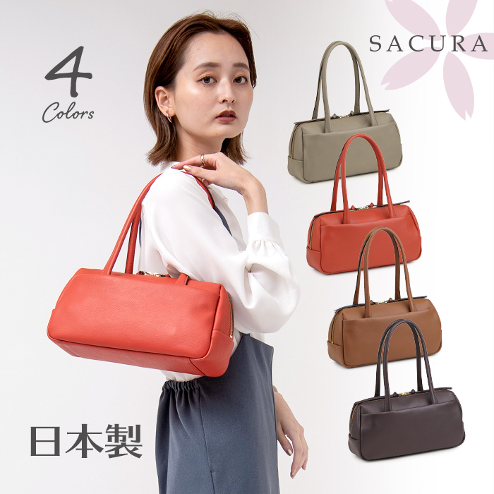 SACURA（サクラ） ミニ ボストンバッグ レディース 本革 日本製