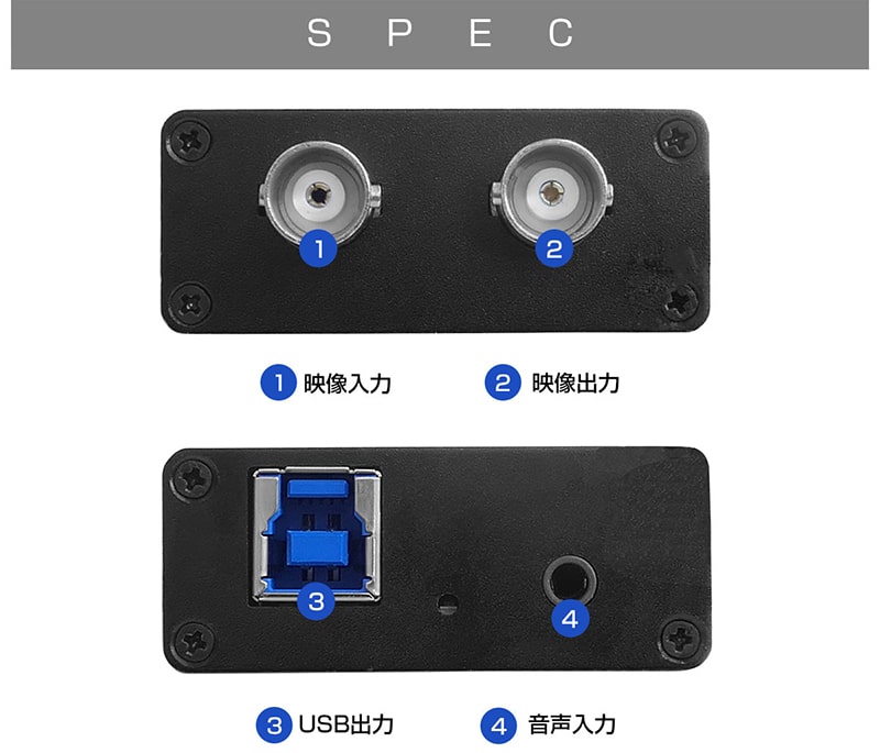 防犯カメラ AHD TVI CVI CVBS アナログ 変換 コンバーター コンバータ