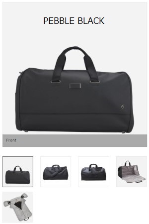 VESSEL ゴルフ ボストンバッグ ベゼル シグネチャー 2.0 ガーメント