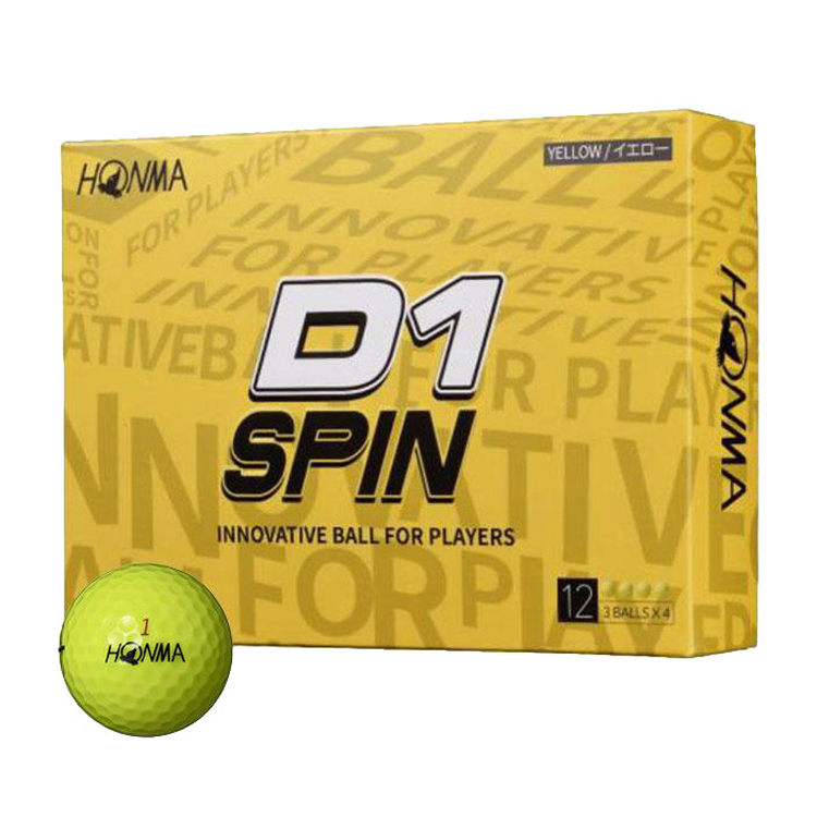 HONMA D1 ゴルフ ボール 本間 ホンマ スピン 1ダース（12球入