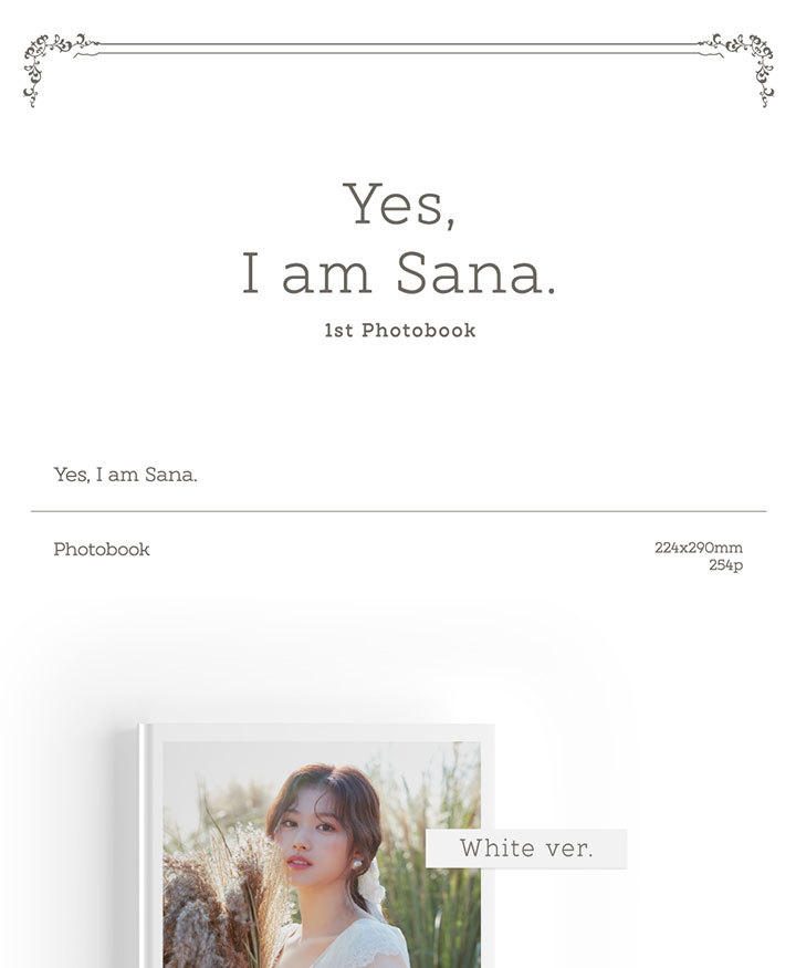 TWICE トゥワイス サナ ファースト フォトブック [Yes, I am Sana