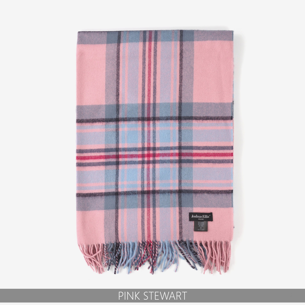 Joshua Ellis（ジョシュアエリス） 大判 ストール カシミヤ100% 70cm