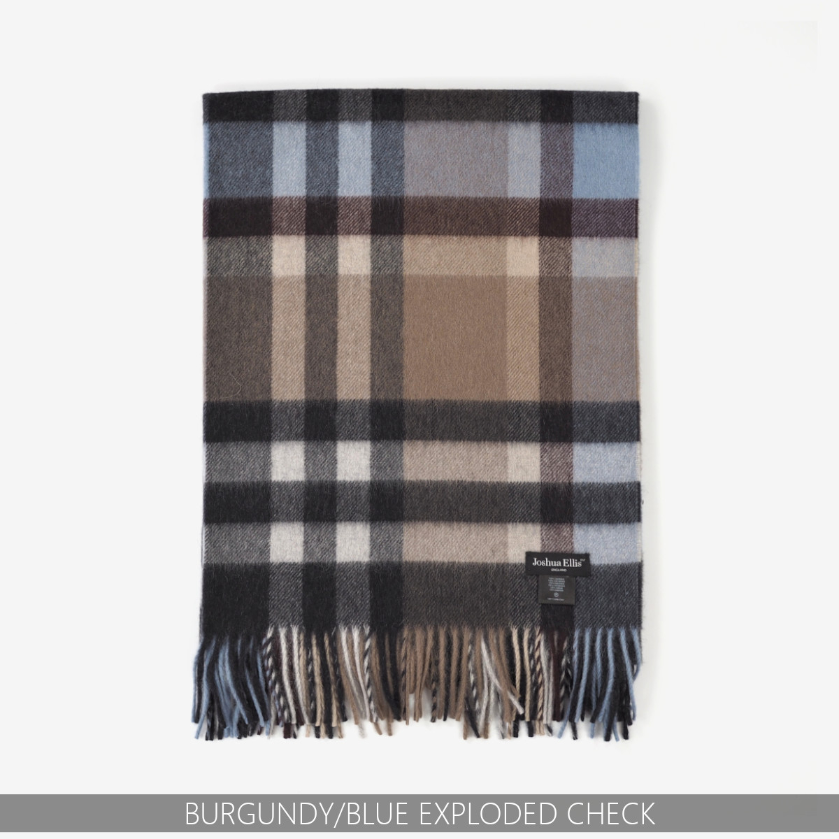 Joshua Ellis（ジョシュアエリス） 大判 ストール カシミヤ100% 70cm