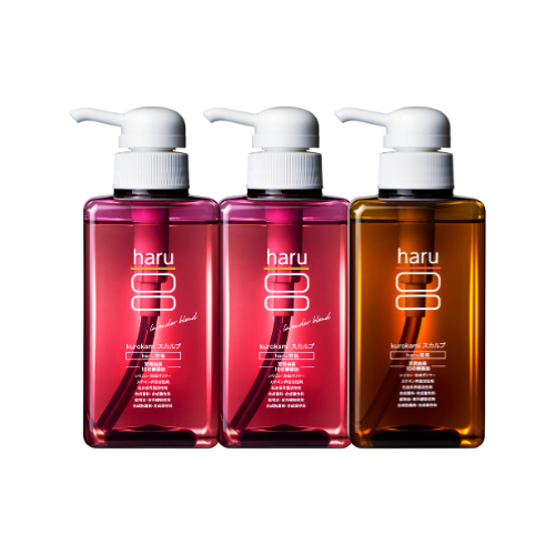 haru（ハル） シャンプー haru kurokami スカルプ 選べる 3本 セット