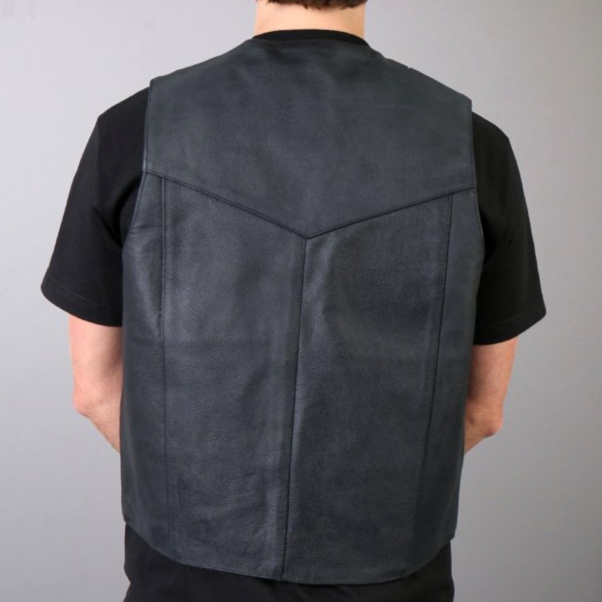 レザーベスト 本革 メンズ バイカー Hotleathers クラシックスタイル 2