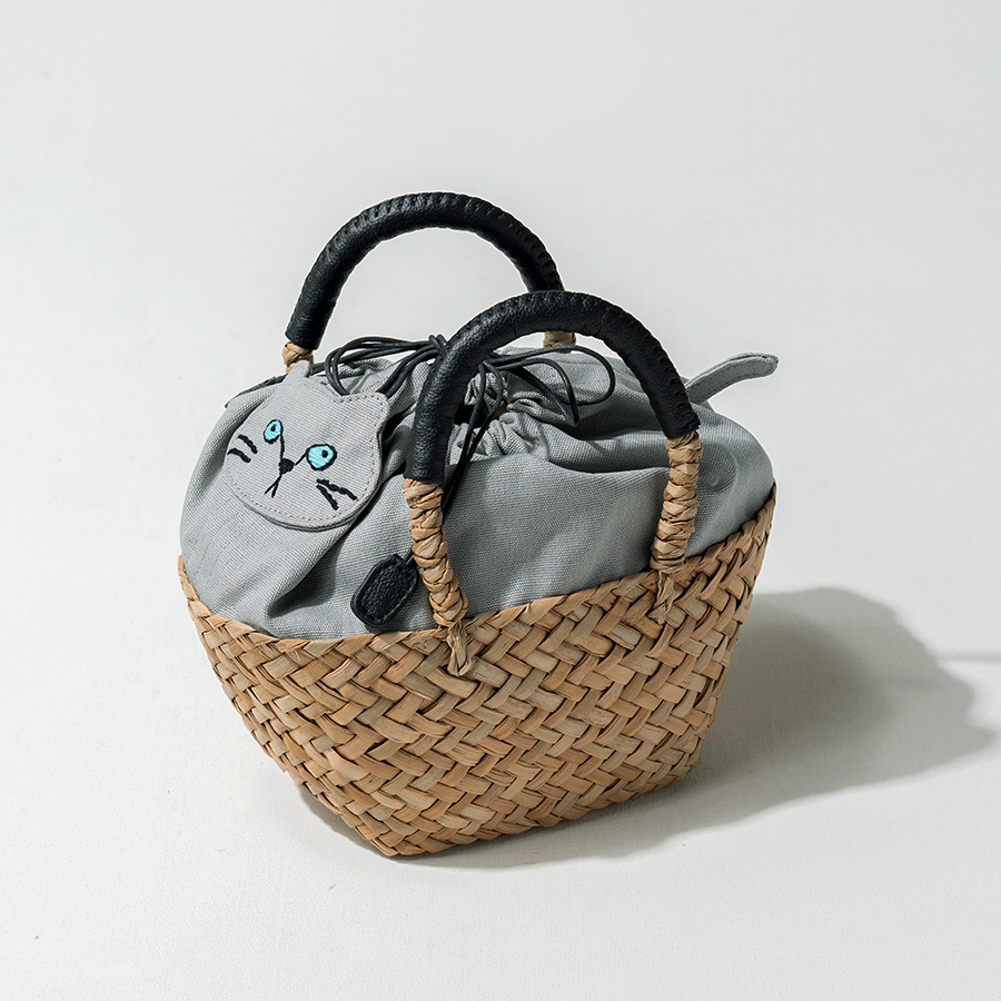 HAYNI（ヘイニ） 爆買 AIM医学研究支援PJ実施中｜ ねこ モチーフ かご