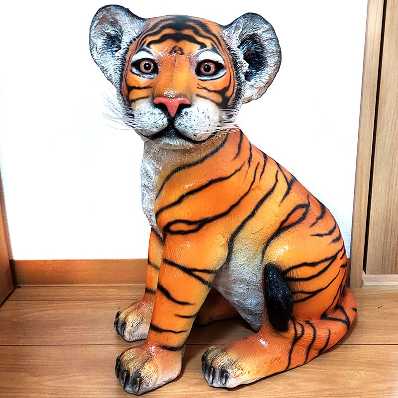 アメリカン レトロ 置物 トラ フィギュア チャイルドタイガー オブジェ