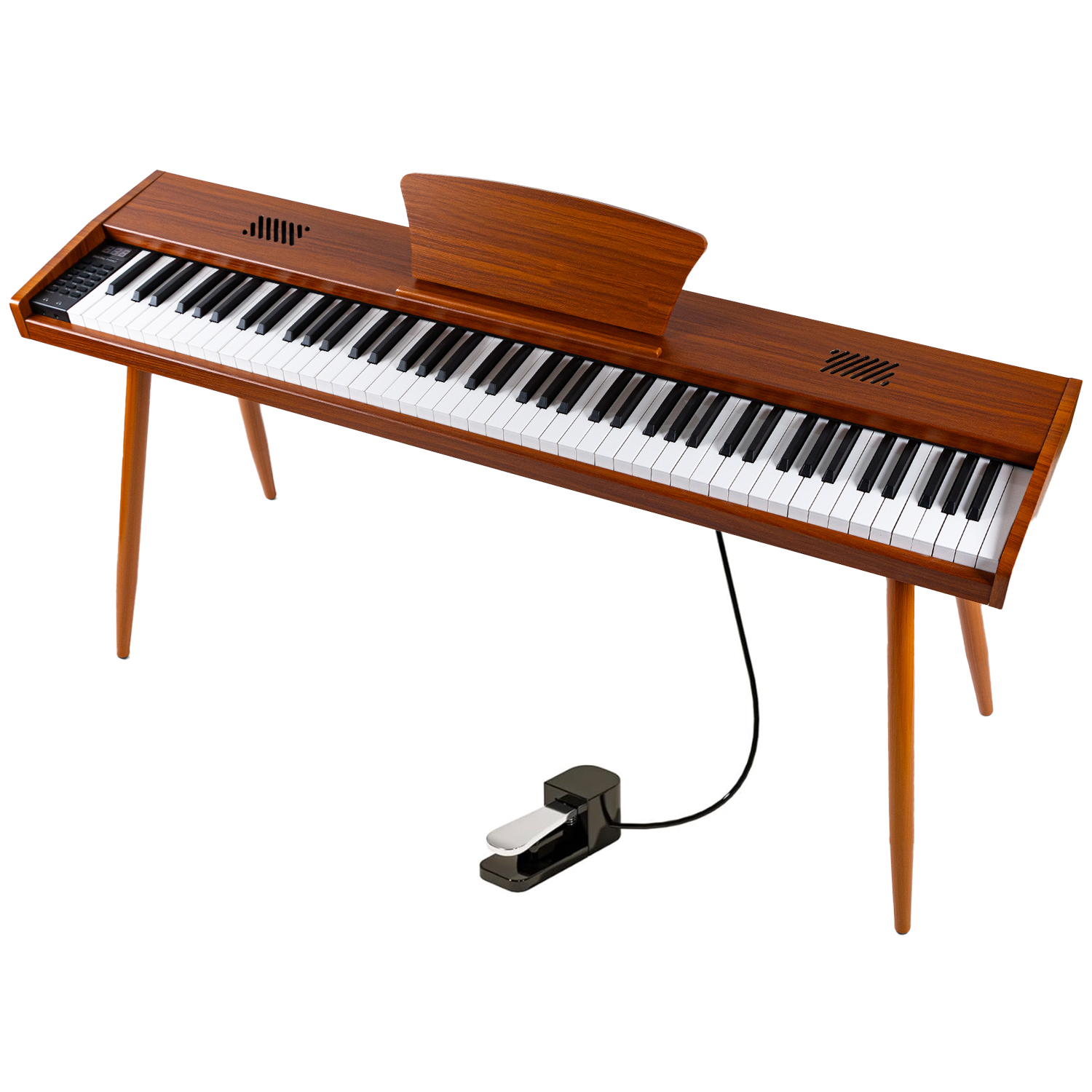 スタンド付き】電子ピアノ 88鍵盤 木製 給電タイプ dream音源 MIDI対応