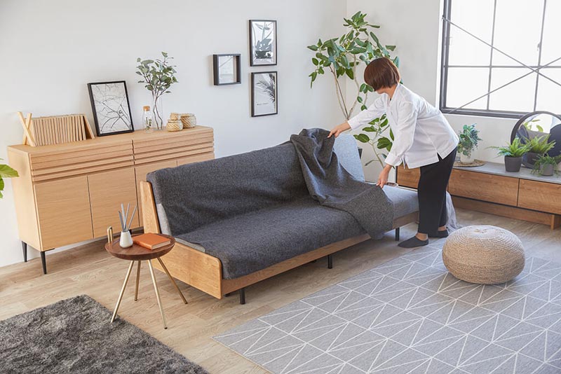 Meuble（モーブル） 200らくらくカバー 専用カバー ペース 国産 ごろ寝