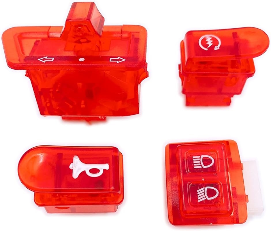 互換品】 社外 ホンダ DIO ディオ スケルトン スイッチ セット ライブ