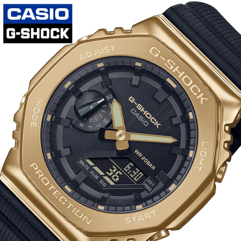 G-SHOCK カシオ 腕時計 CASIO 時計 Gショック ゴールド ブラック METAL