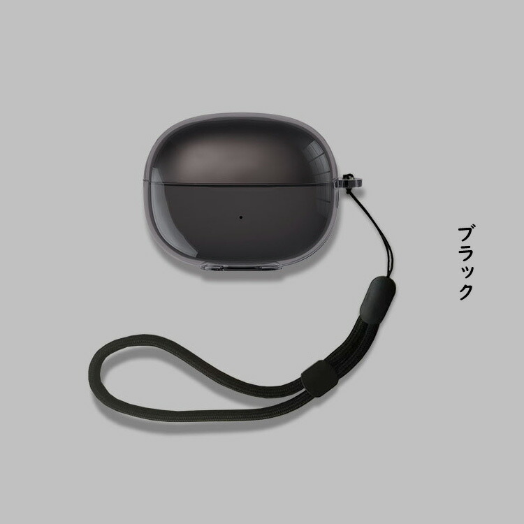 Shokz OpenDots ONE ケース カバー クリア 透明 TPU シンプル 紐