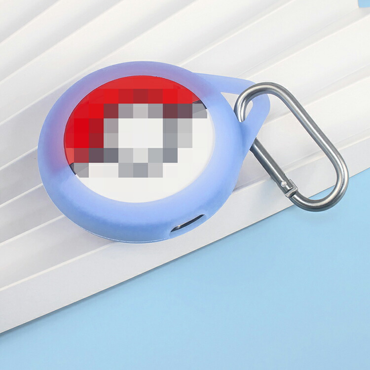 Pokemon GO Plus+ ケース シリコン シンプル カラビナ付き ストラップ