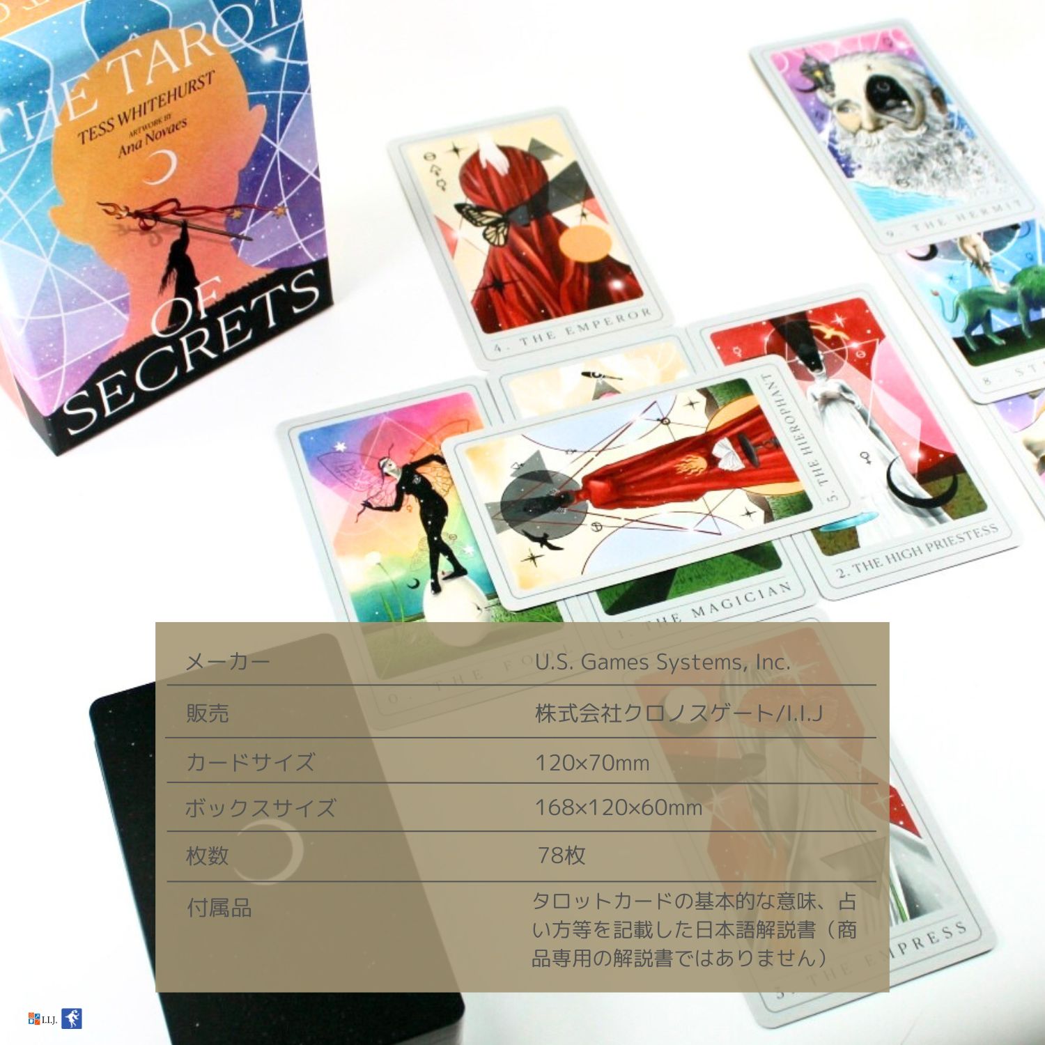 タロット・オブ・シークレッツ The Tarot of Secrets タロットカード