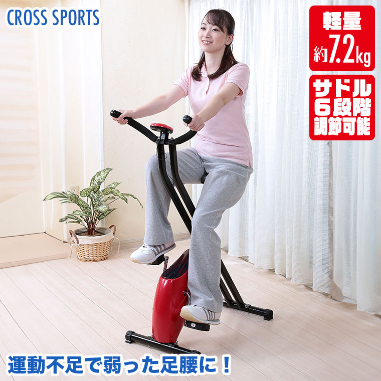 谷村実業 CROSS SPORTS エアロXバイク 折りたたみ エアロバイク