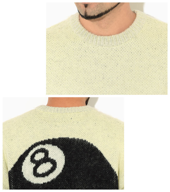 STUSSY（ステューシー） セーター メンズ 8 Ball Heavy Brushed Mohair