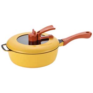 平野レミ公式】レミパン ブラウン 24cm RHF-221 オール熱源対応 深型