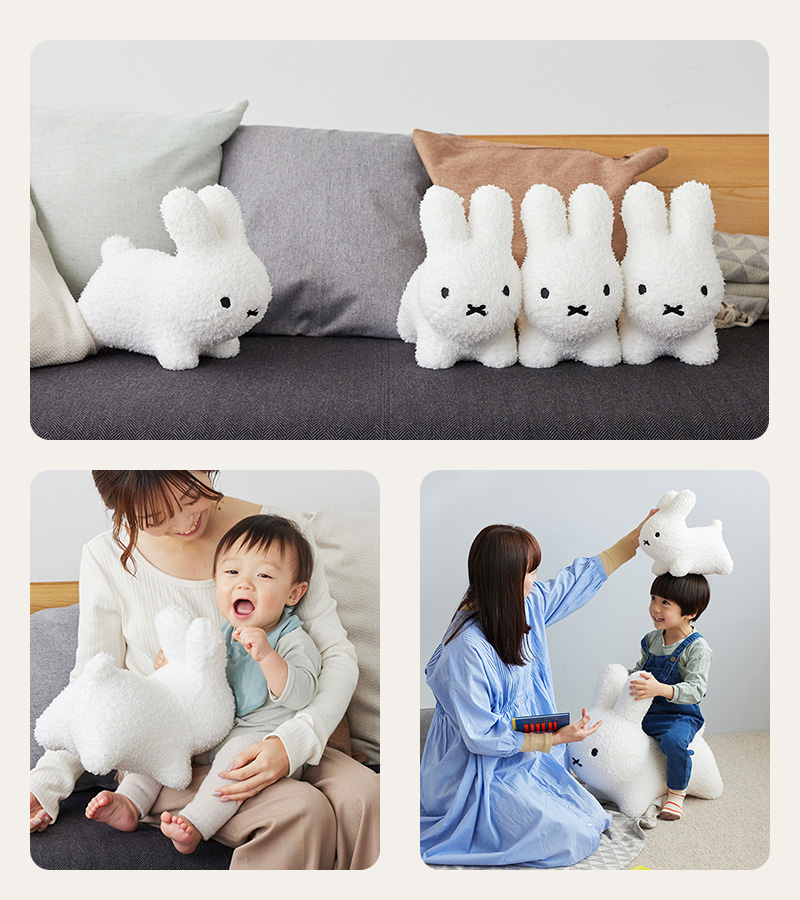 ふわもこ フワモコ うさぎ ミッフィ― おもちゃ バルーン 乗用玩具