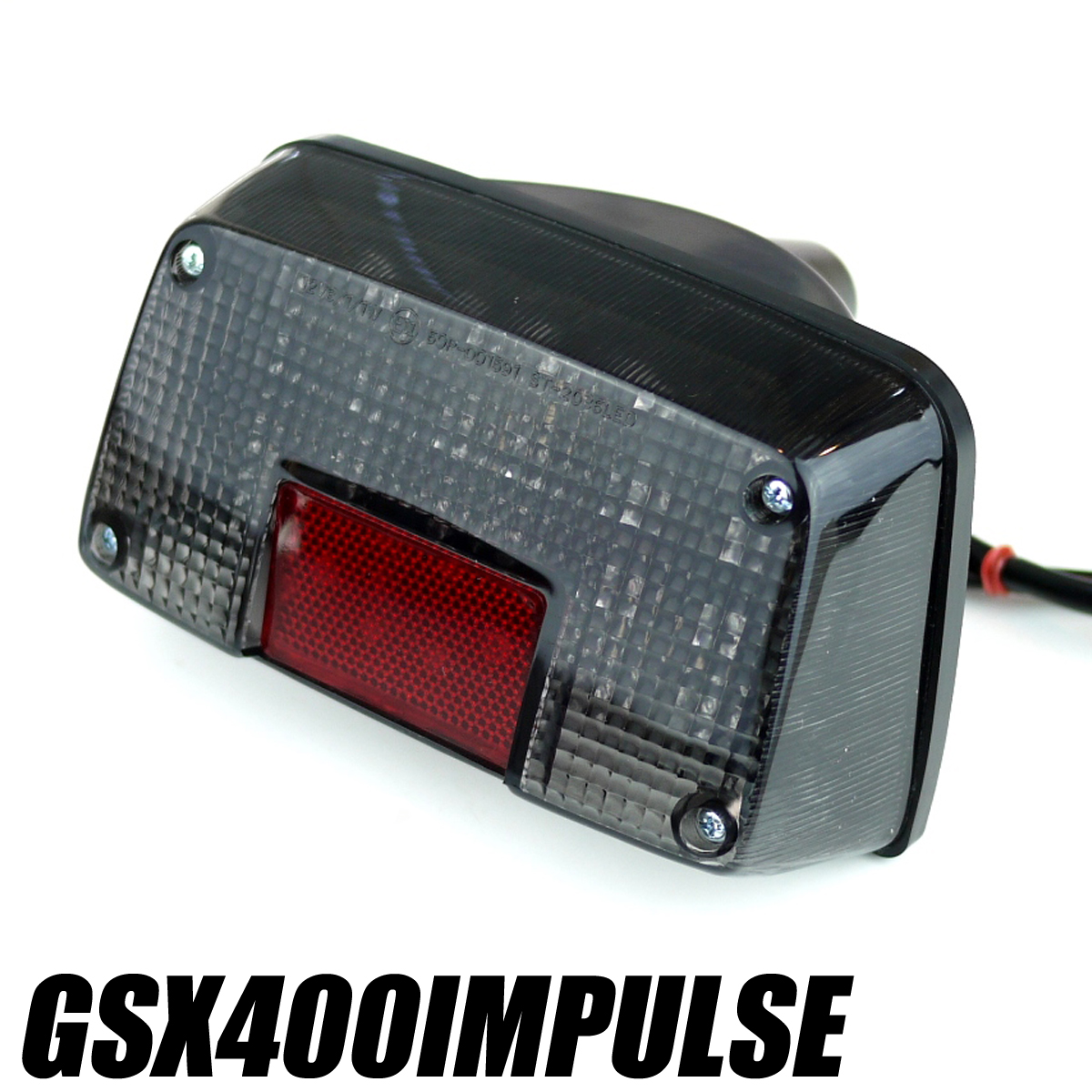 GSX400インパルス用LEDテールランプ スモークGK79A GK7CA IMPULSE ポン