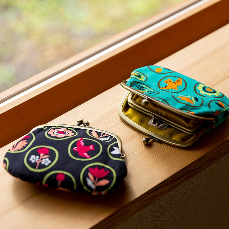 亥之吉 親子がま口 サークルランド がま口財布 小銭入れ カードも入る