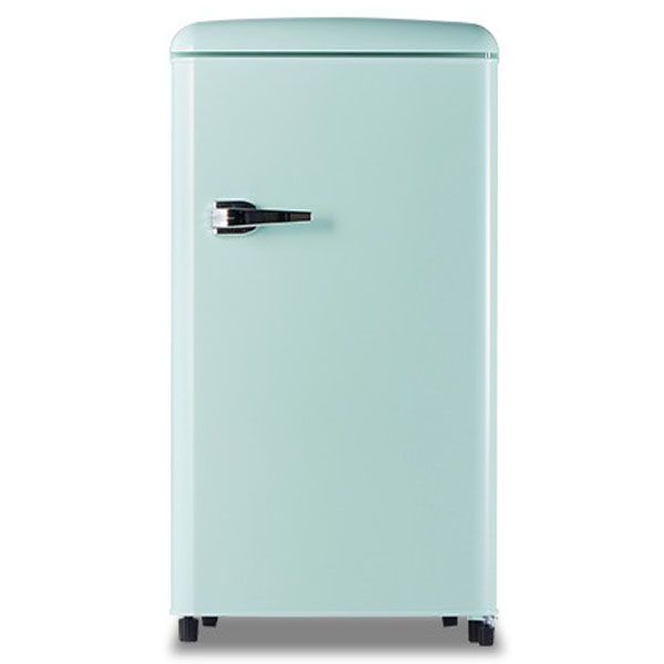 冷蔵庫 レトロデザイン 1ドア 冷凍冷蔵庫 冷凍室 ミニ サブ セカンド