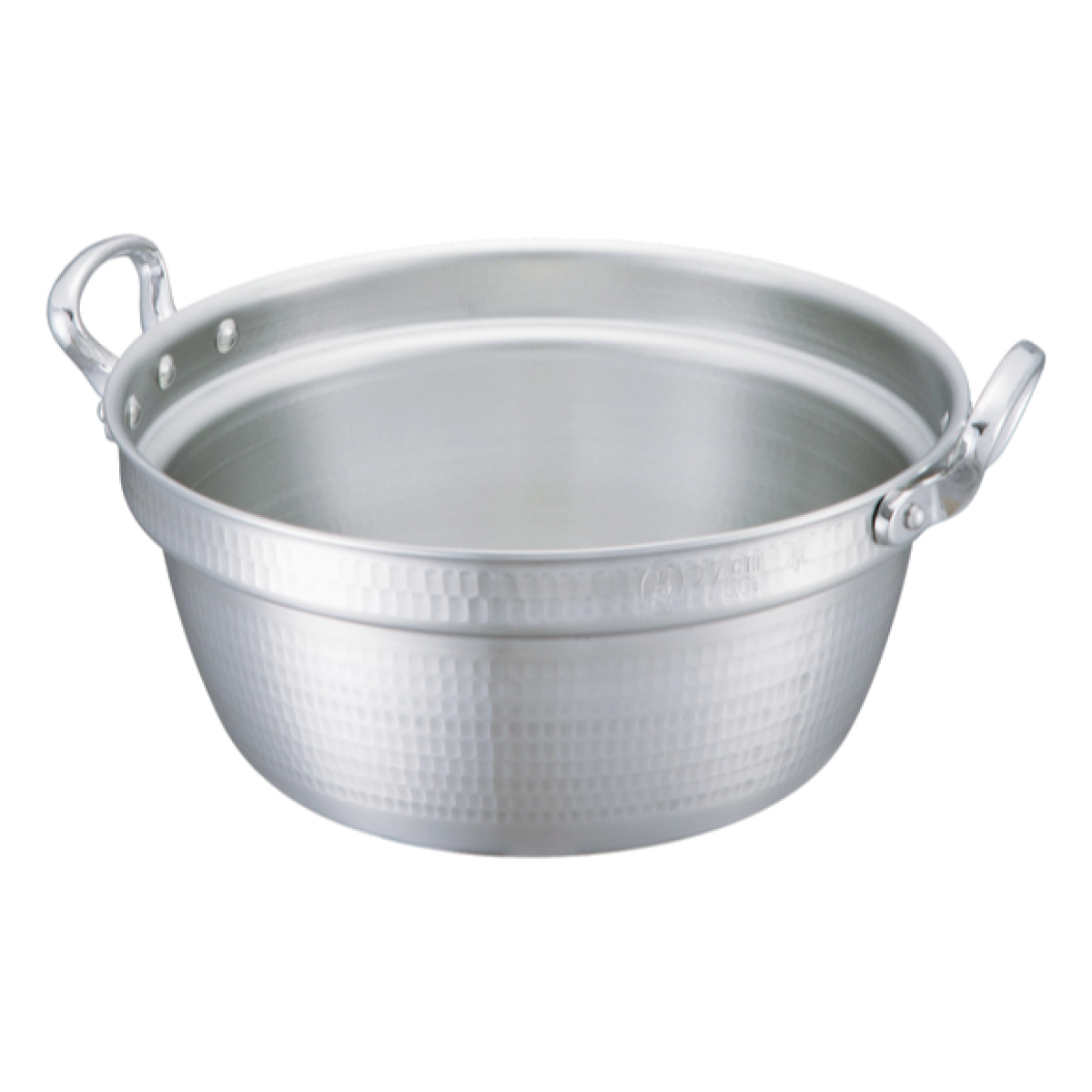 料理鍋 36cm 13L 厚板 極厚 厚板打出料理鍋 業務用 中尾アルミ （ ガス