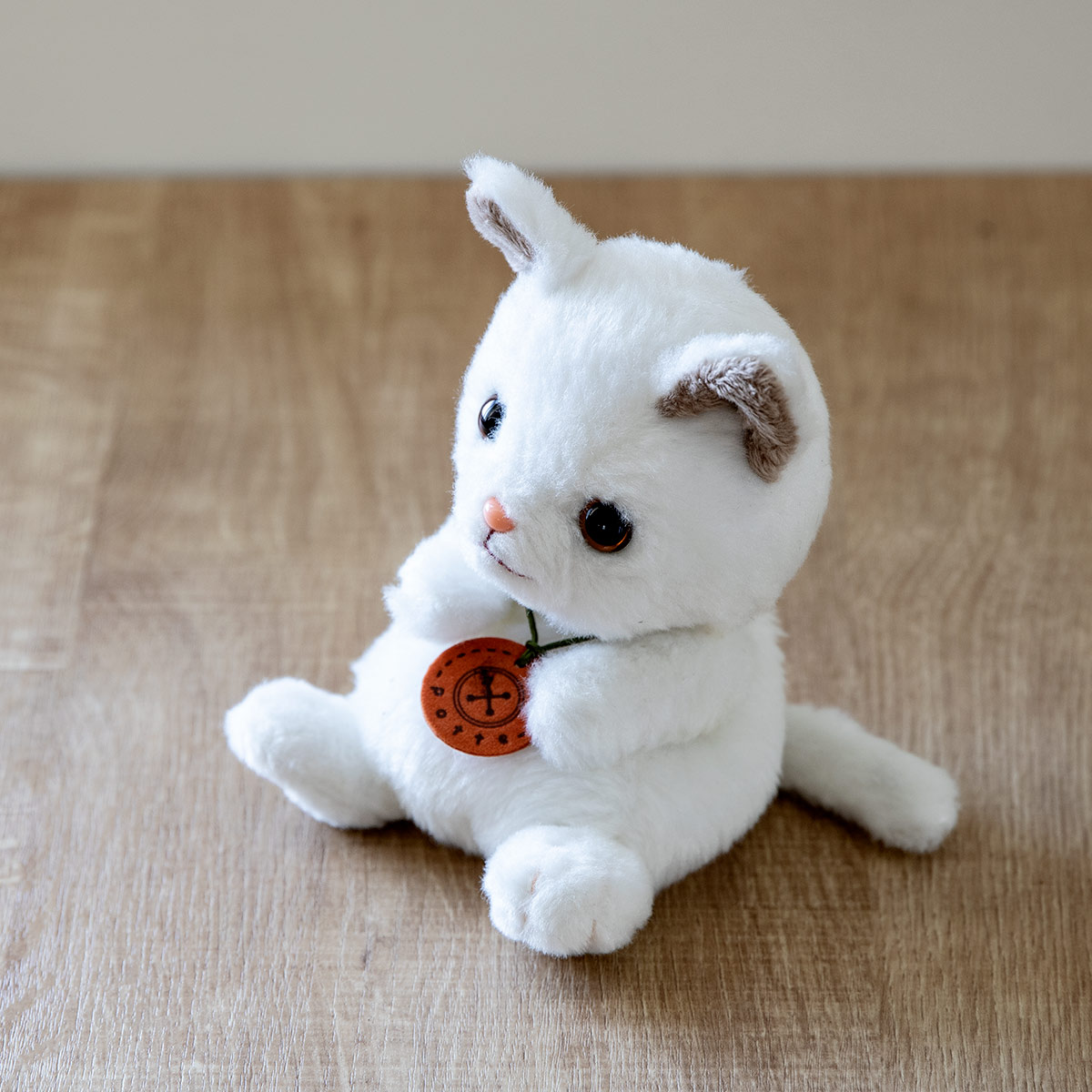 ぬいぐるみ potte 白猫 猫 （ ヌイグルミ ねこ ネコ 動物 雑貨