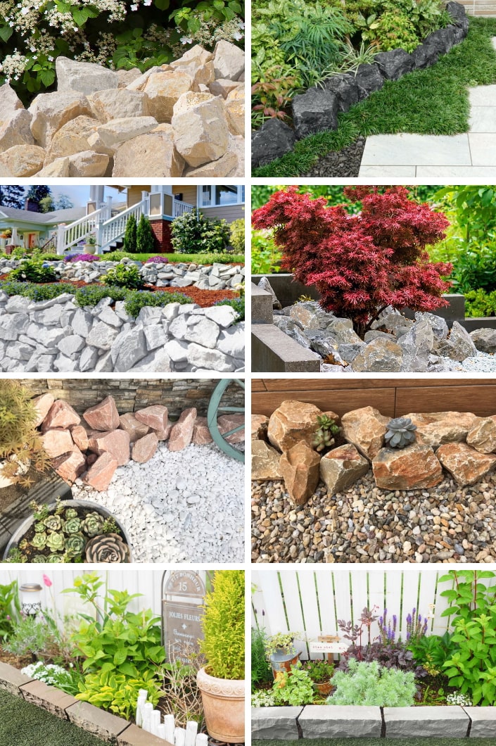 砂利 庭石 レンガ スタイルストーン - 庭石 ロックガーデン 石 割栗石