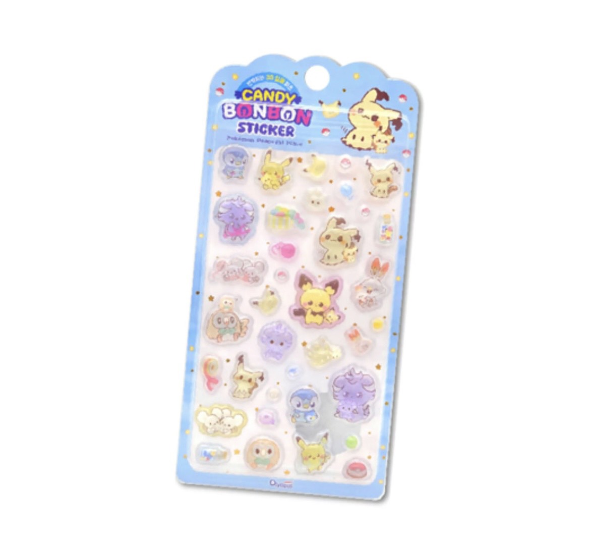 Pokemon（ポケモン） 【韓国公式】ポケピース CANDY BONBON STICKER 全