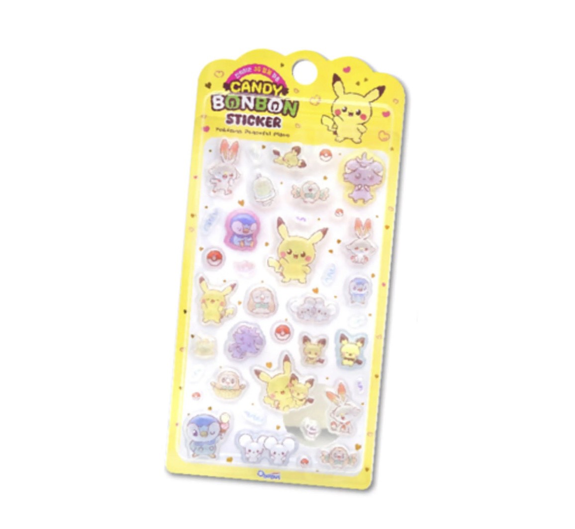 Pokemon（ポケモン） 【韓国公式】ポケピース CANDY BONBON STICKER 全