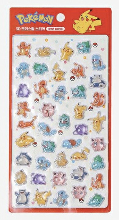 Pokemon（ポケモン） 【韓国公式】ポケピース CANDY BONBON STICKER 全