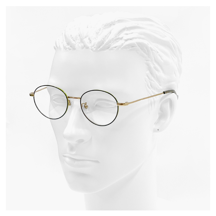 メガネ 2343-1 度付き 伊達 度あり 老眼鏡として 対応可能 オーバル 型