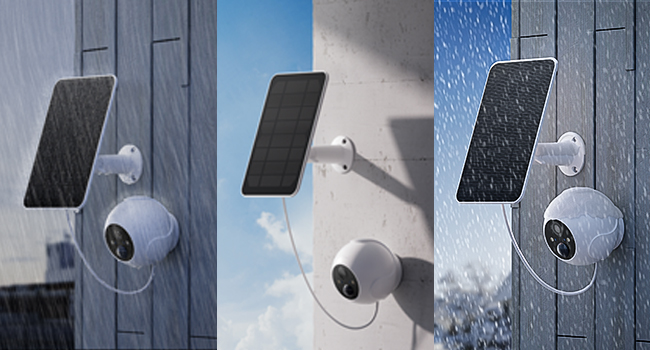 SwitchBot（スイッチボット） ソーラーパネル 屋外カメラ用 アレクサ