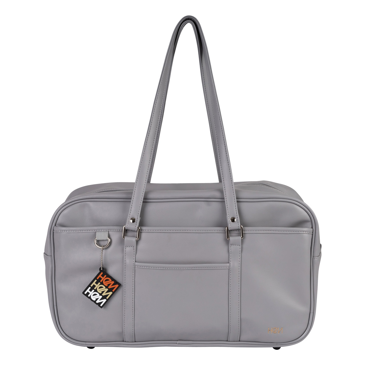 HeM（ヘム） スクールバッグ 合皮 ボストンバッグ トートバッグ A4
