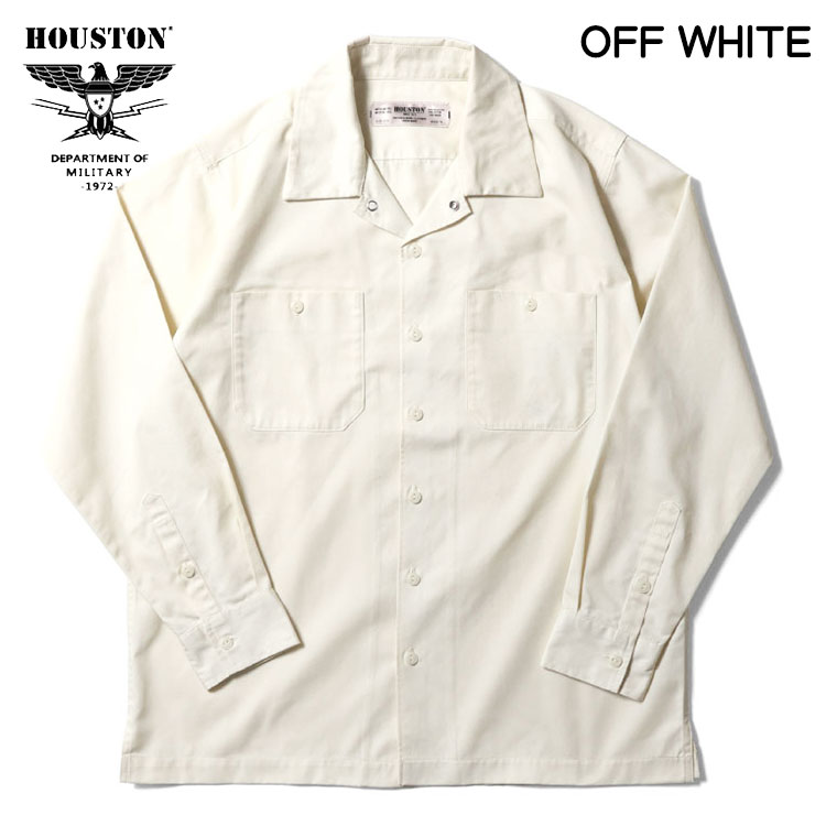 HOUSTON（ヒューストン） TC TWILL WORK SHIRT TCツイルワークシャツ