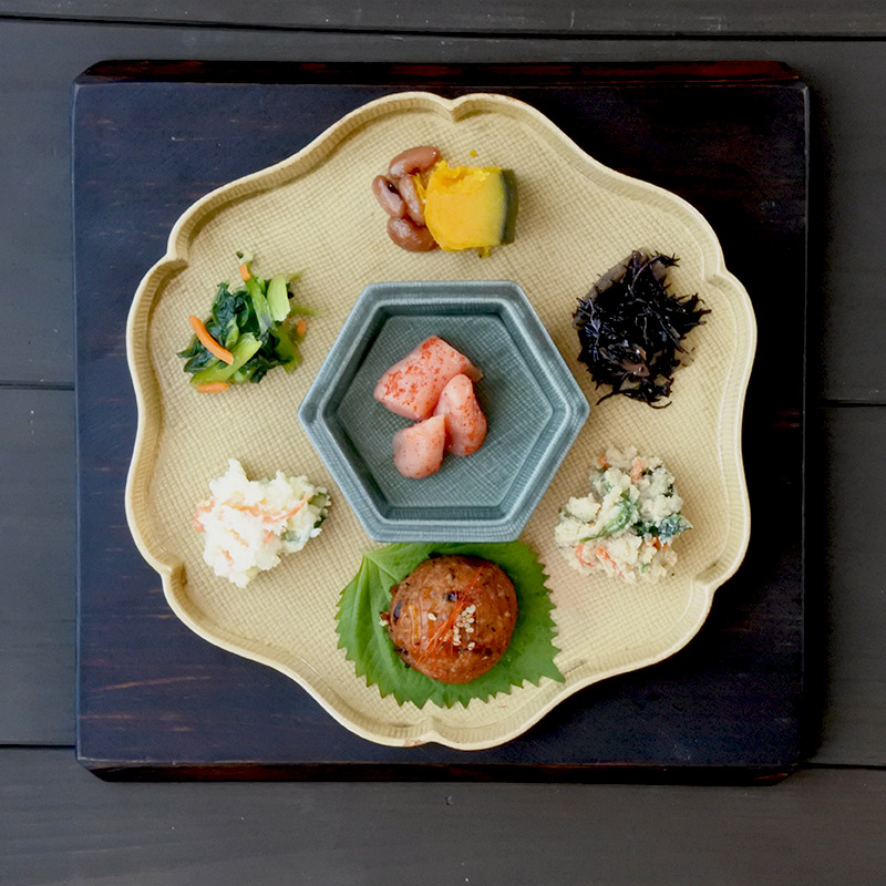 食器 お皿 小皿 六角形 美濃文山窯 六花 Sサイズ ウツワノミライ