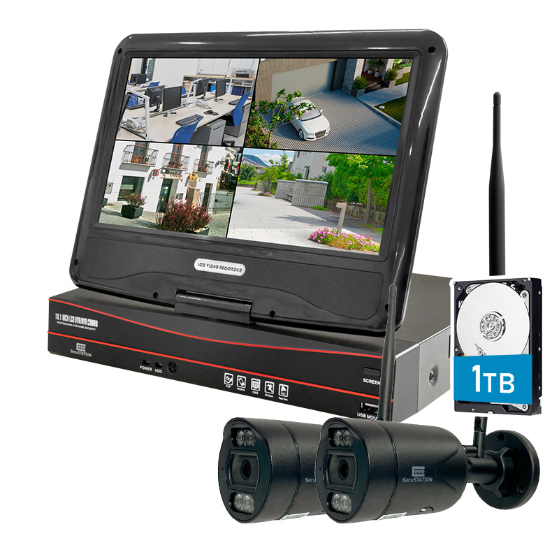 SecuSTATION 防犯カメラ 屋外 セット 家庭用 ワイヤレス wifi カメラ2