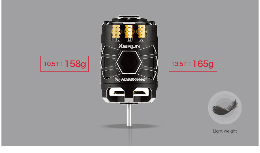 HOBBYWING HOBBYWING XeRUN-D10 ブラシレスモーター 10.5T【1/10用