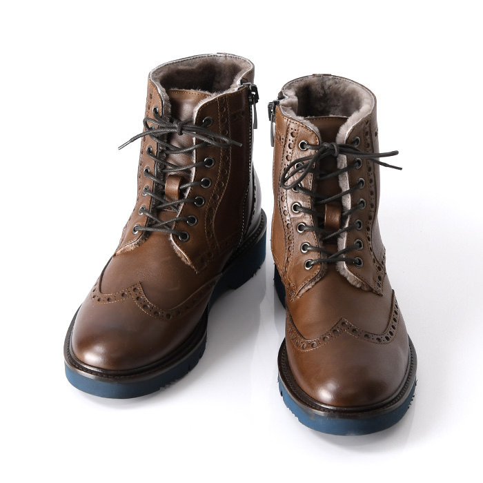 STEFANO GAMBA（ステファノガンバ） イタリア製 メンズブーツ サイド