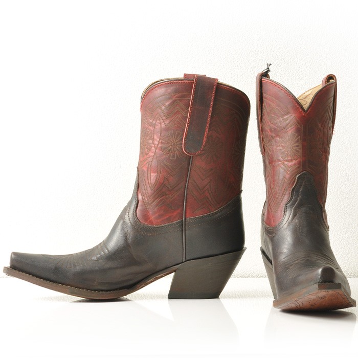 Tony Lama（トニーラマ） ウエスタンブーツ レディース ショート丈 本