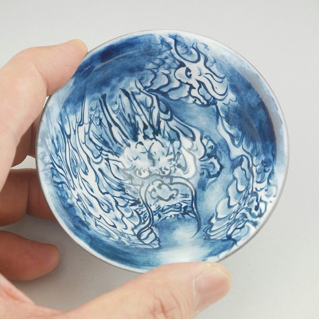 京焼 清水焼 染付龍盃 陶あん : 松韻堂 Yahoo!店 - 通販 - Yahoo